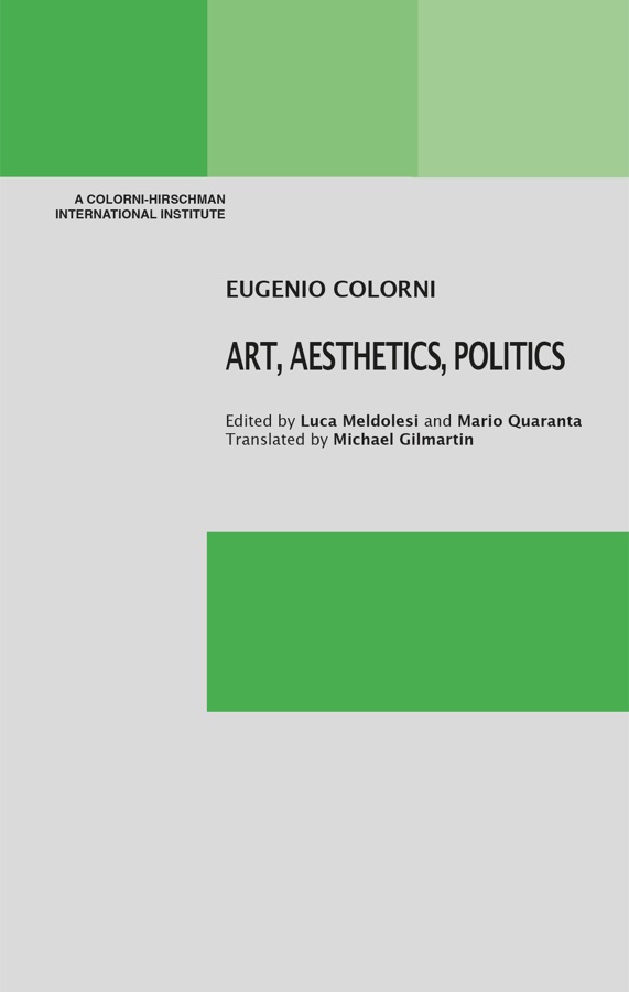Copertina di Art, aesthetics, politics