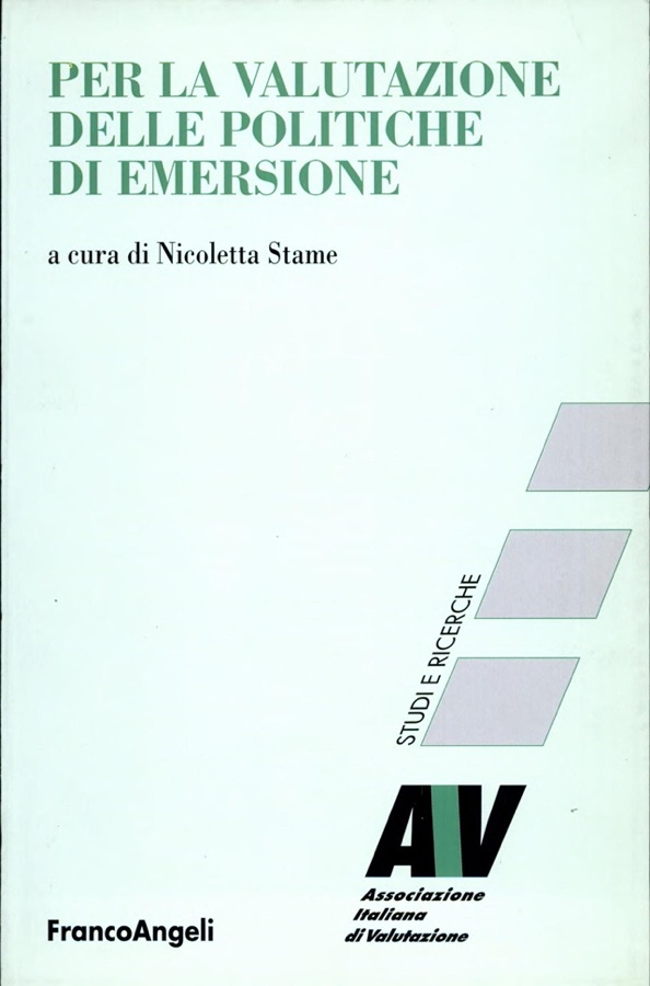 Copertina di Per la valutazione delle politiche di emersione